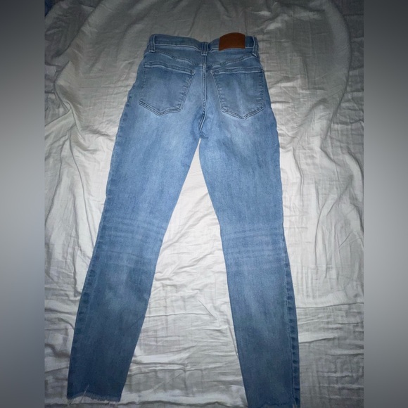 Lucky Brand Mid Rise Skinny Ava jeans womens denim 6 28a ankle light blue 28 - Picture 5 of 10